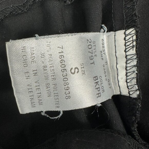 Cherokee Womens Black Drawstring Scrub Pants Size S Polyester & Cotton Blend - Picture 4 of 5